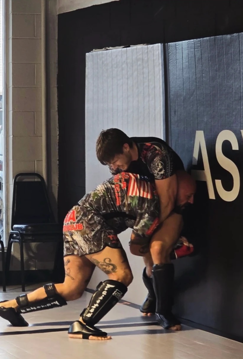 Landon Griffin training at Asylum Martial Arts